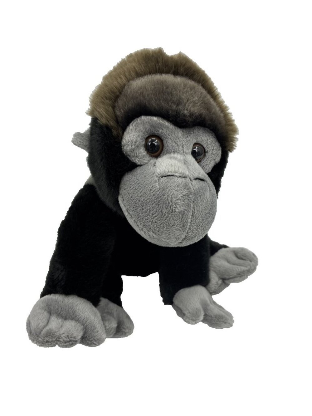 Adventure Planet Gorilla Monkey Plush Stuffed Animal Black Gray Toy